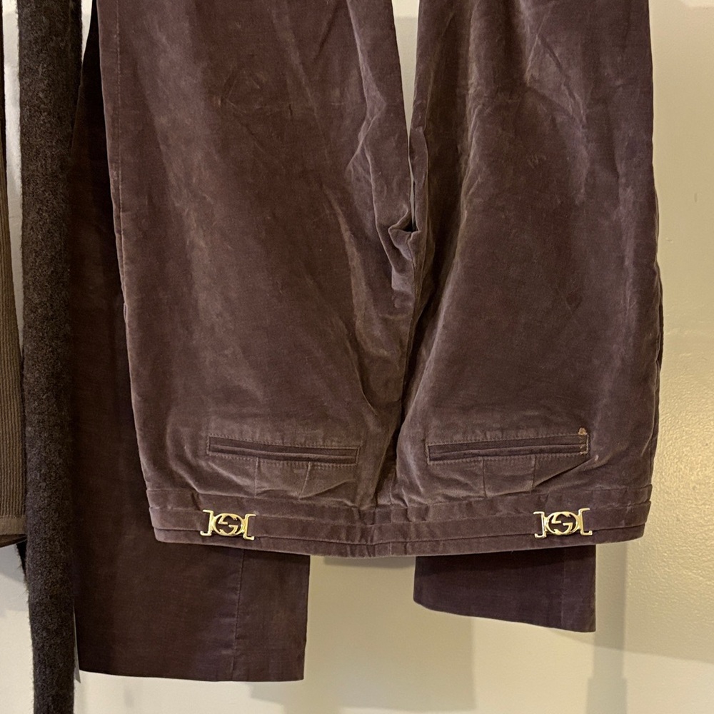 Gucci women’s  purple velvet Pants